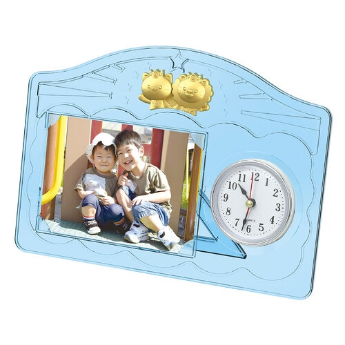 メモリアルスタンドエンジョイアニマルズ時計付