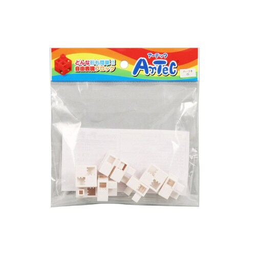 Artecブロック ハーフB 8P 白