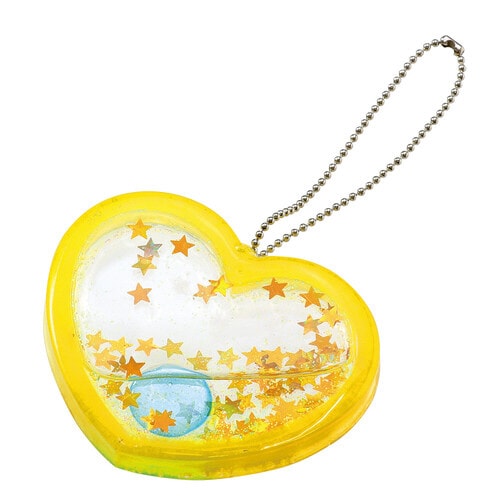 ハートシェイカーキーホルダー シリコン型付き