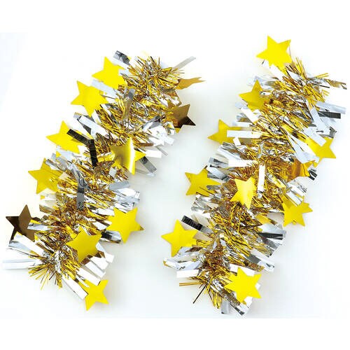 キラキラパッチンリストバンド 銀/金 2個組