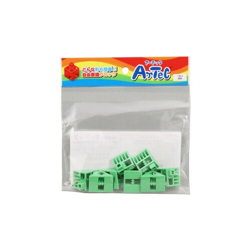 Artecブロック 三角A 8P 黄緑