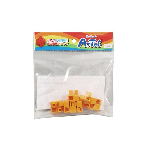 Artecブロック ハーフB 8P オレンジ