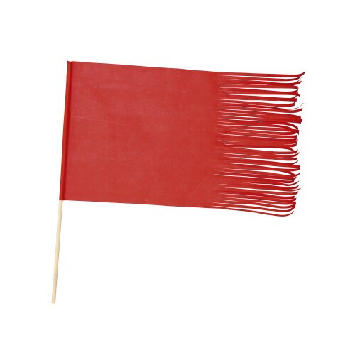 ヒラヒラフラッグ 赤 旗:W79×H44cm
