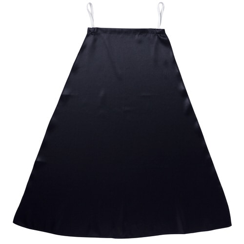 ソフトサテンマント ブラック