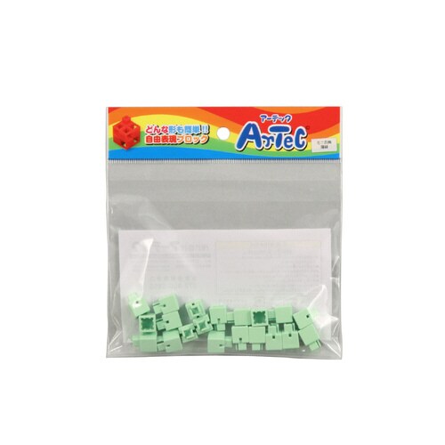 Artecブロック ミニ四角 20P 薄緑