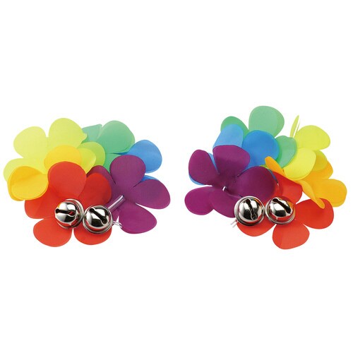 はなのうでわ 小(鈴付き) レインボー