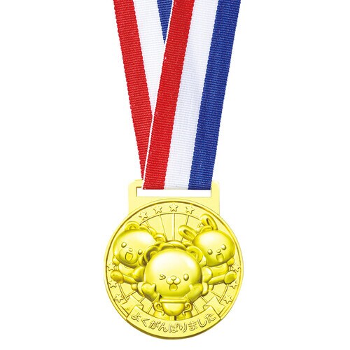 3D合金メダル ハッピーアニマルズ