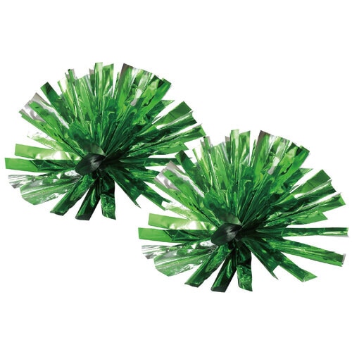 らくらくチアポンポン グリーンシルバー