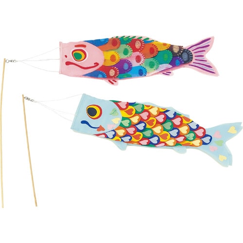 こいのぼり(布製組立済)ピンク