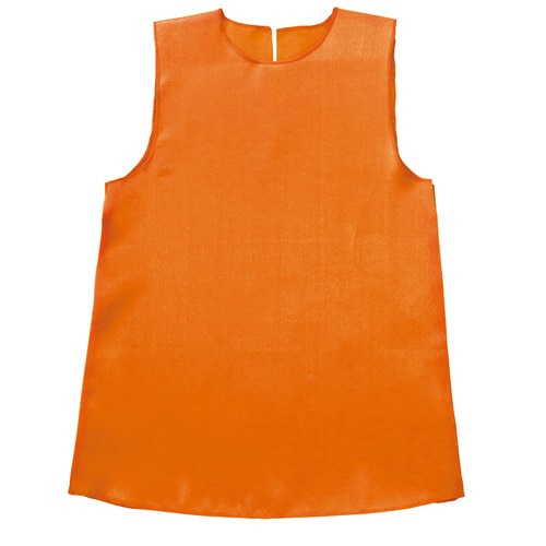 ソフトサテンワンピース J 橙