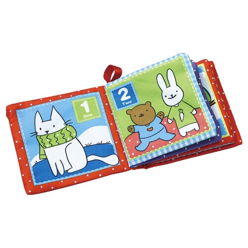 カシャカシャ布絵本(数字)