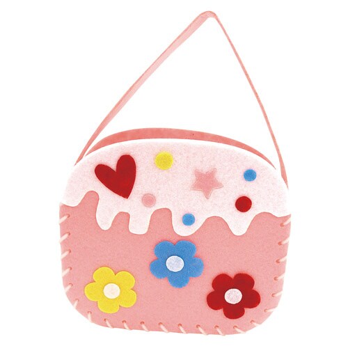 てづくりフェルトバッグ フラワー