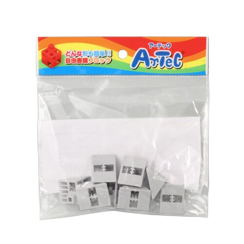 Artecブロック 三角A 8P 薄グレー