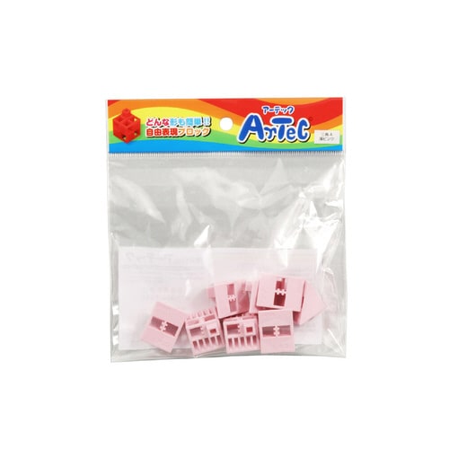 Artecブロック 三角A 8P 薄ピンク