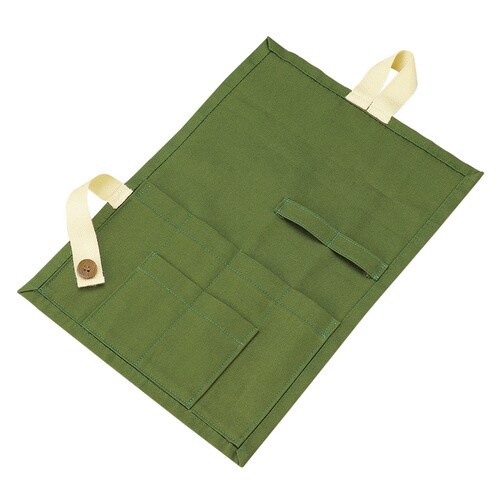 基礎縫いウォールポケット サップグリーン