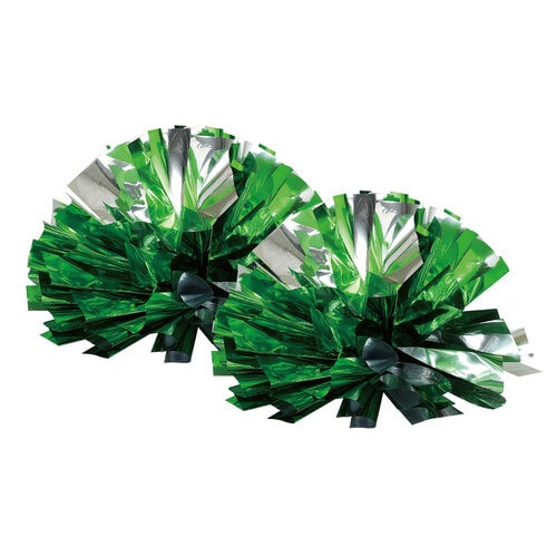 らくらくチアポンポン 小 グリーンシルバー