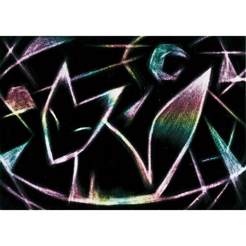 消しゴムスクラッチ(消してかく)カラー(A4)