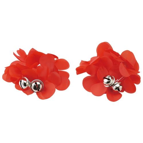 はなのうでわ 小(鈴付き) 赤