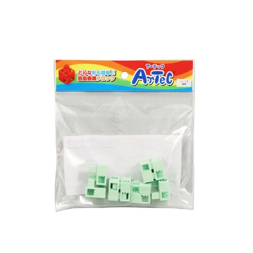 Artecブロック ハーフB 8P 薄緑