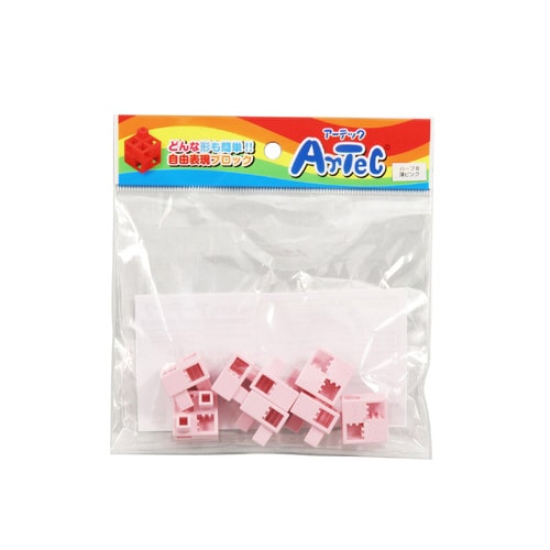 Artecブロック ハーフB 8P 薄ピンク