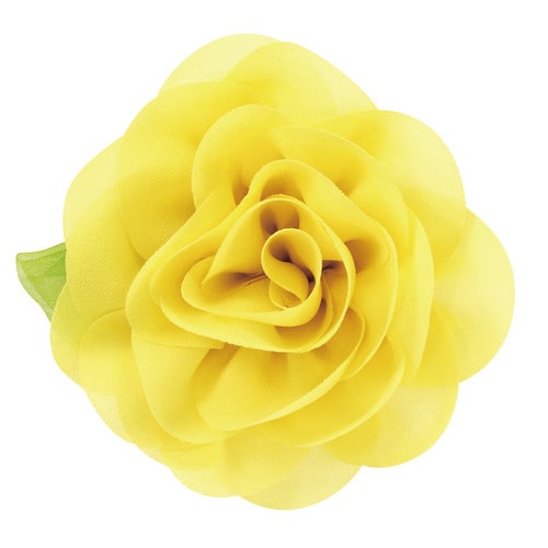 コサージュバッジ イエロー