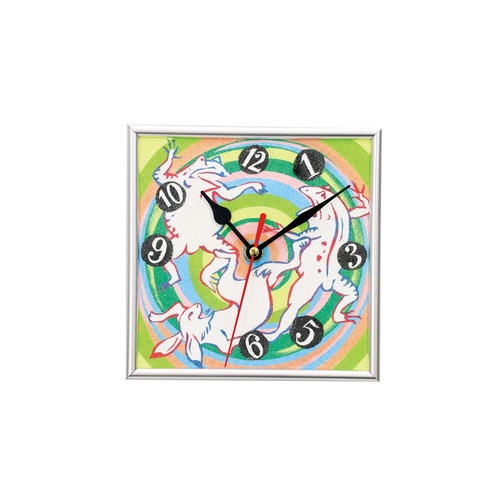 砂絵フレーム時計