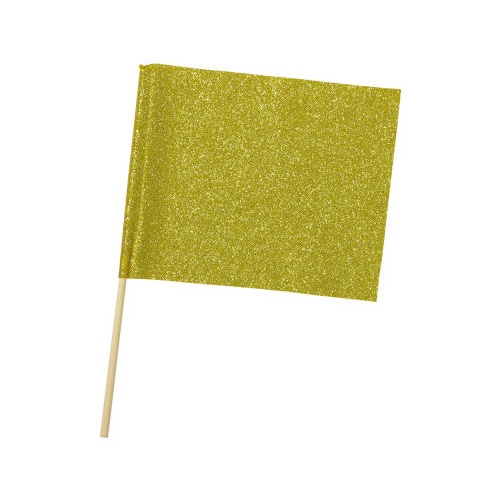 グリッターフラッグ ゴールド