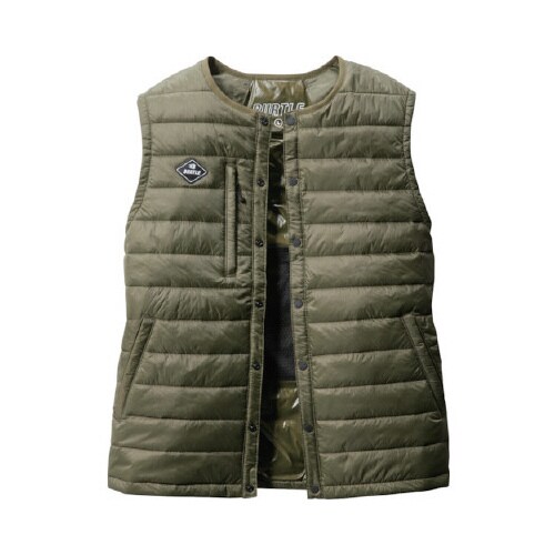 ダウンベスト3254−61−Lアーミカーキ