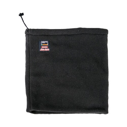 防炎フリースロングネックウォーマーブラック