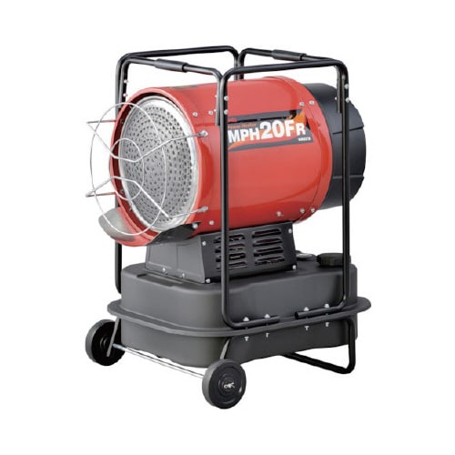 油だき可搬式ヒーター 放射式直火型