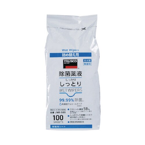 除菌薬液しっかりしっとりウェットワイパー 詰替