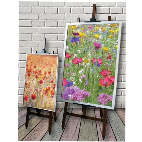 アルミイーゼル 木目 A1