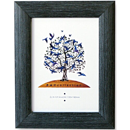 きはだフォトフレームR3 Lサイズ