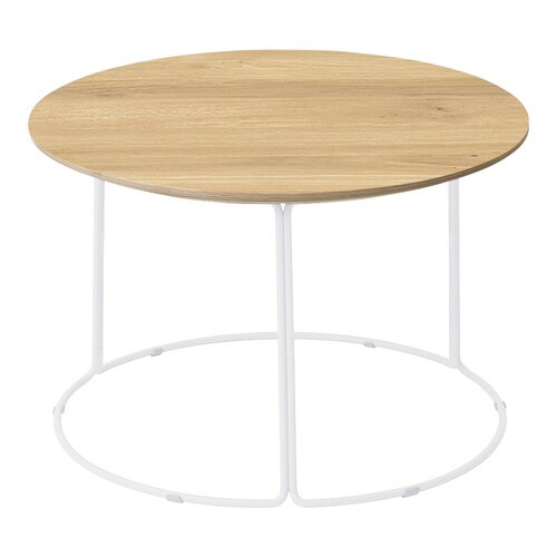 テーブル 750 メラミン天板 ホワイト塗装脚