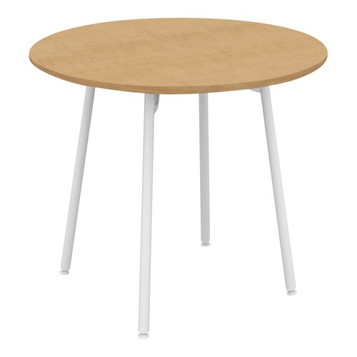 テーブル フランカ 円形スチール4本脚 天板