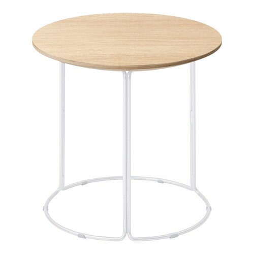 テーブル 750 メラミン天板 ホワイト塗装脚