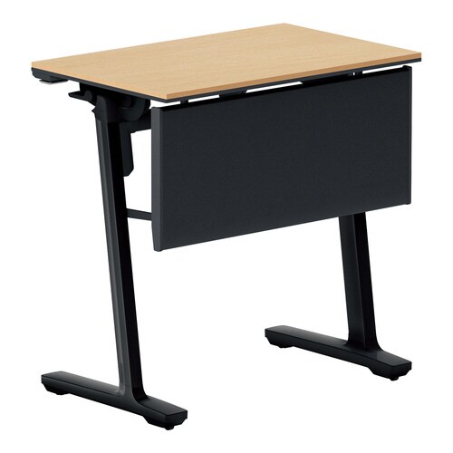 フラップ天板会議カ−ム 樹脂パネル付 棚無