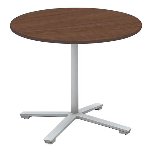 会議テーブル ビエナ フラップ型 円形天板 塗装脚