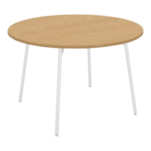 テーブル フランカ 円形スチール4本脚 天板