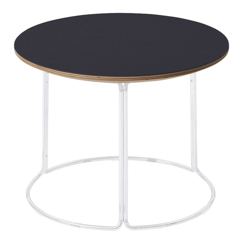 テーブル 750 リノリウム天板 ホワイト塗装脚