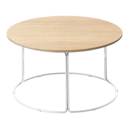 テーブル CK−750 メラミン天板 メッキ脚