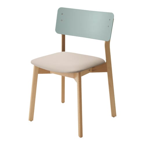 チェア プロッカ 木脚 背樹脂 座クッション