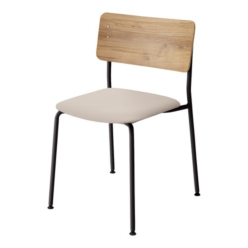 チェア プロッカ 4本脚 背合板 座クッション