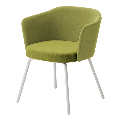 チェア コーデ 4本脚 張くるみ肘