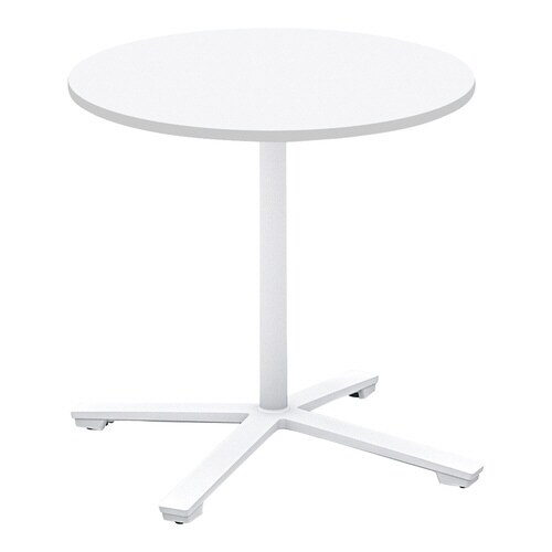 ビエナ 固定円形天板 塗装脚キャスター