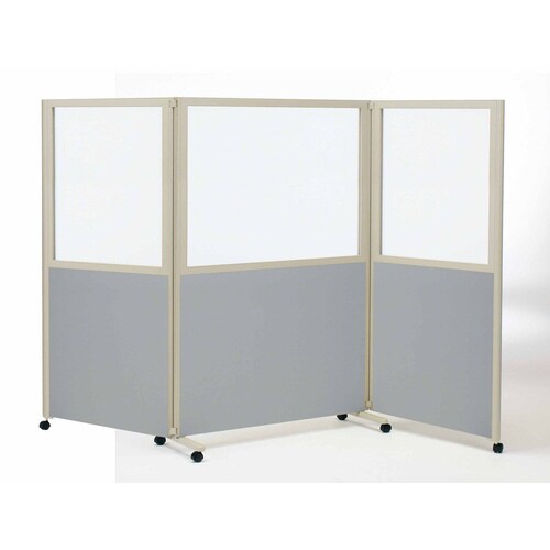 パネルスクリ−ン Sタイプ 上面ガラスパネル 3連