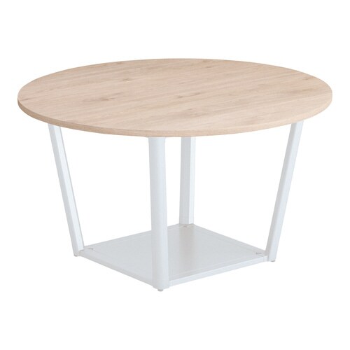 テーブル リージョン円形 ボックス脚ミドルロー