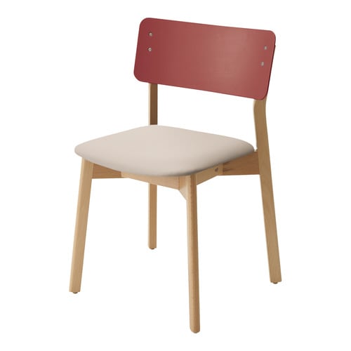 チェア プロッカ 木脚 背樹脂 座クッション