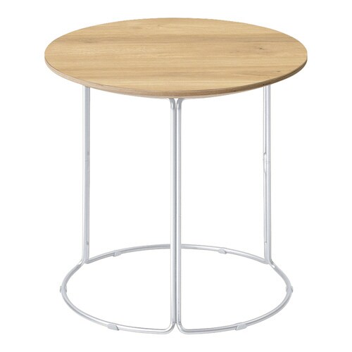 テーブル CK−750 メラミン天板 メッキ脚