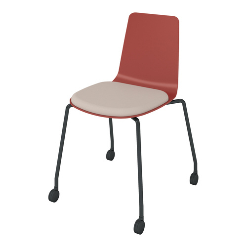 ミケット キャスター脚 背座樹脂 座パッド付